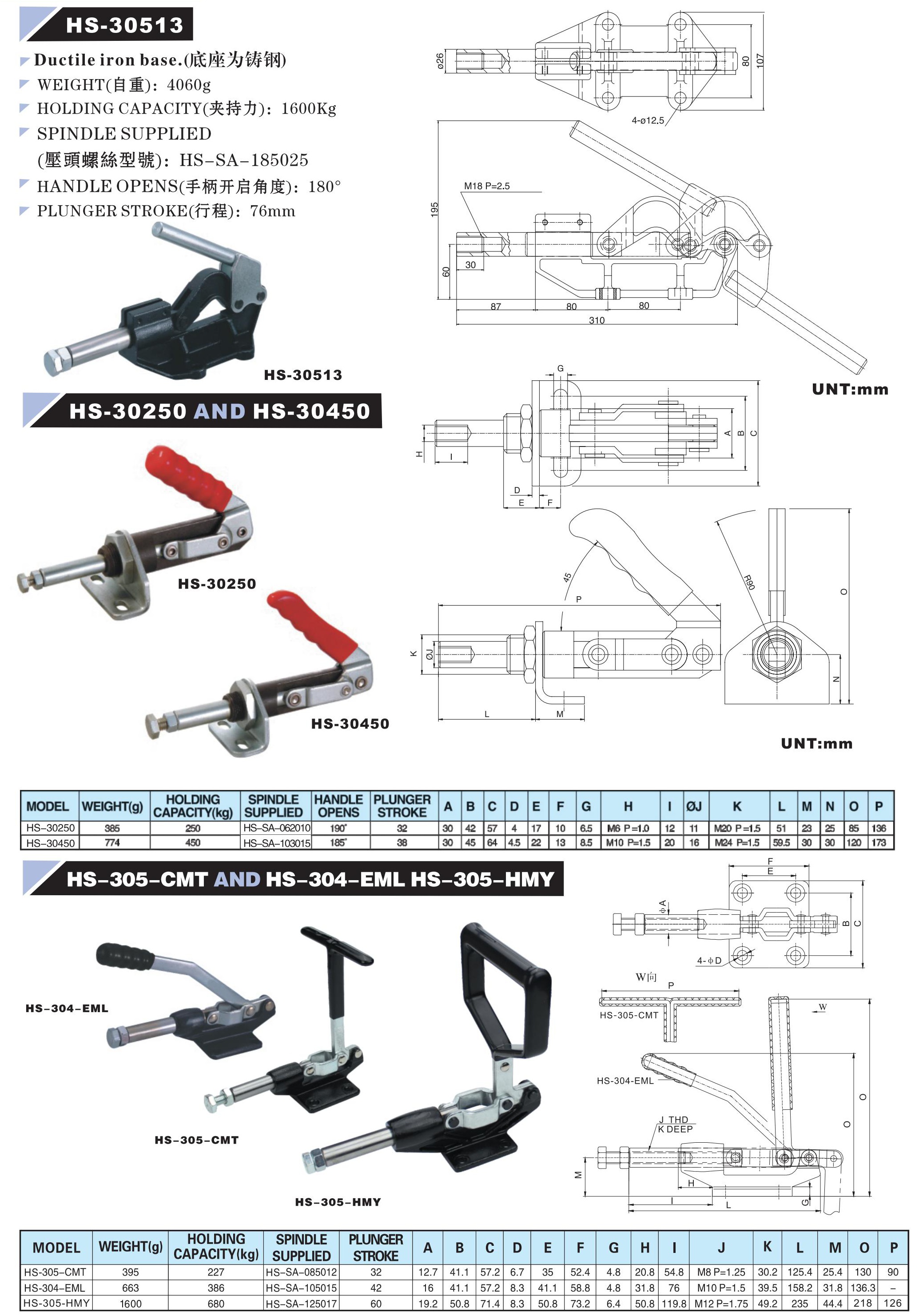 HS-30513,HS-30250,HS-305-CMT