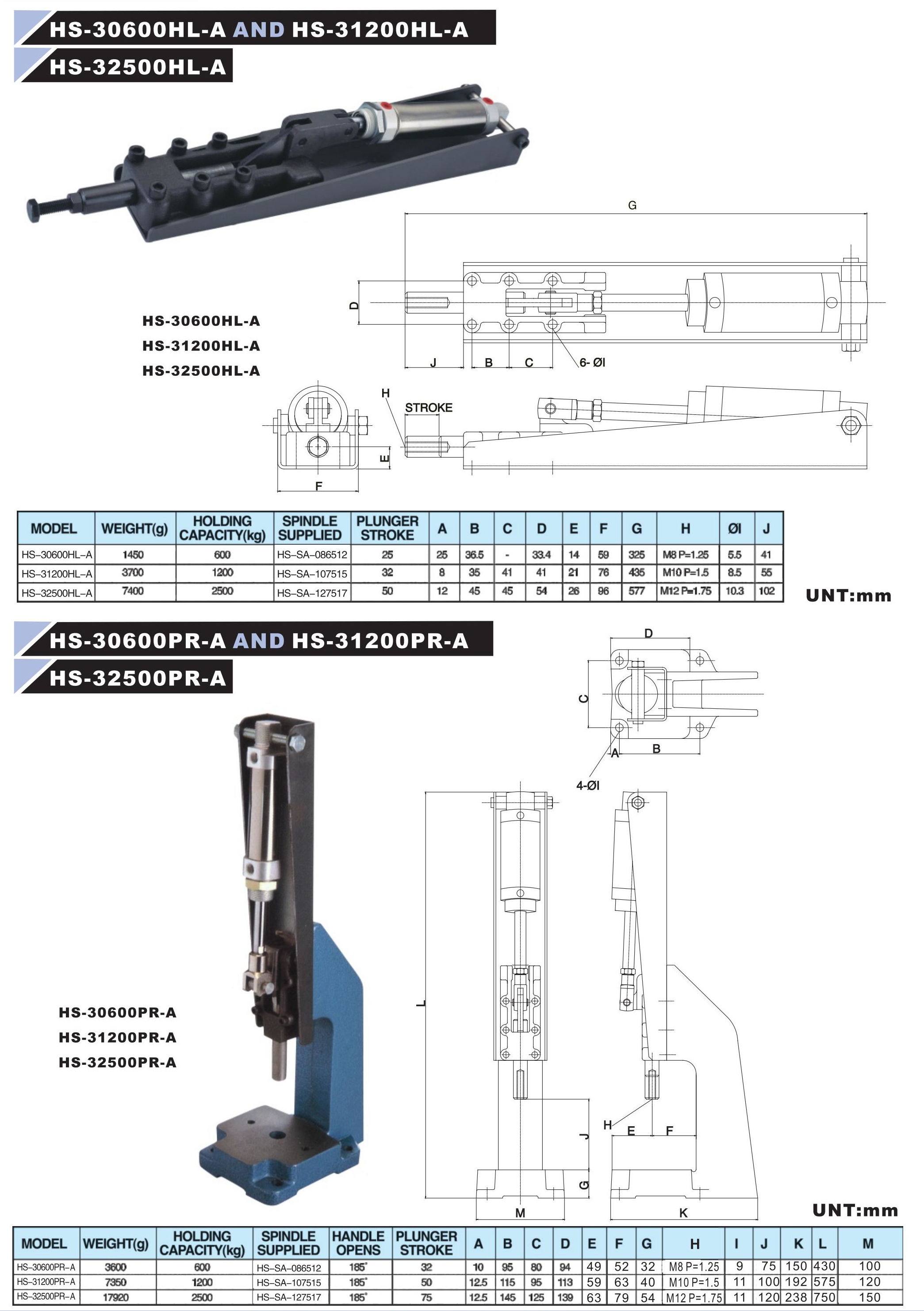 HS-30600HL-A,HS-30600PR-A