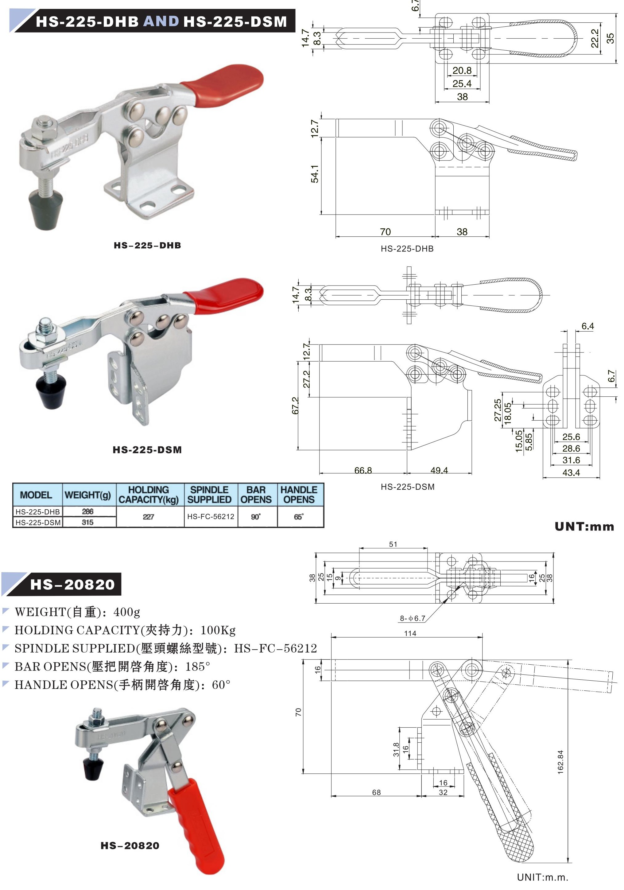 HS-225-DH8,HS-20820