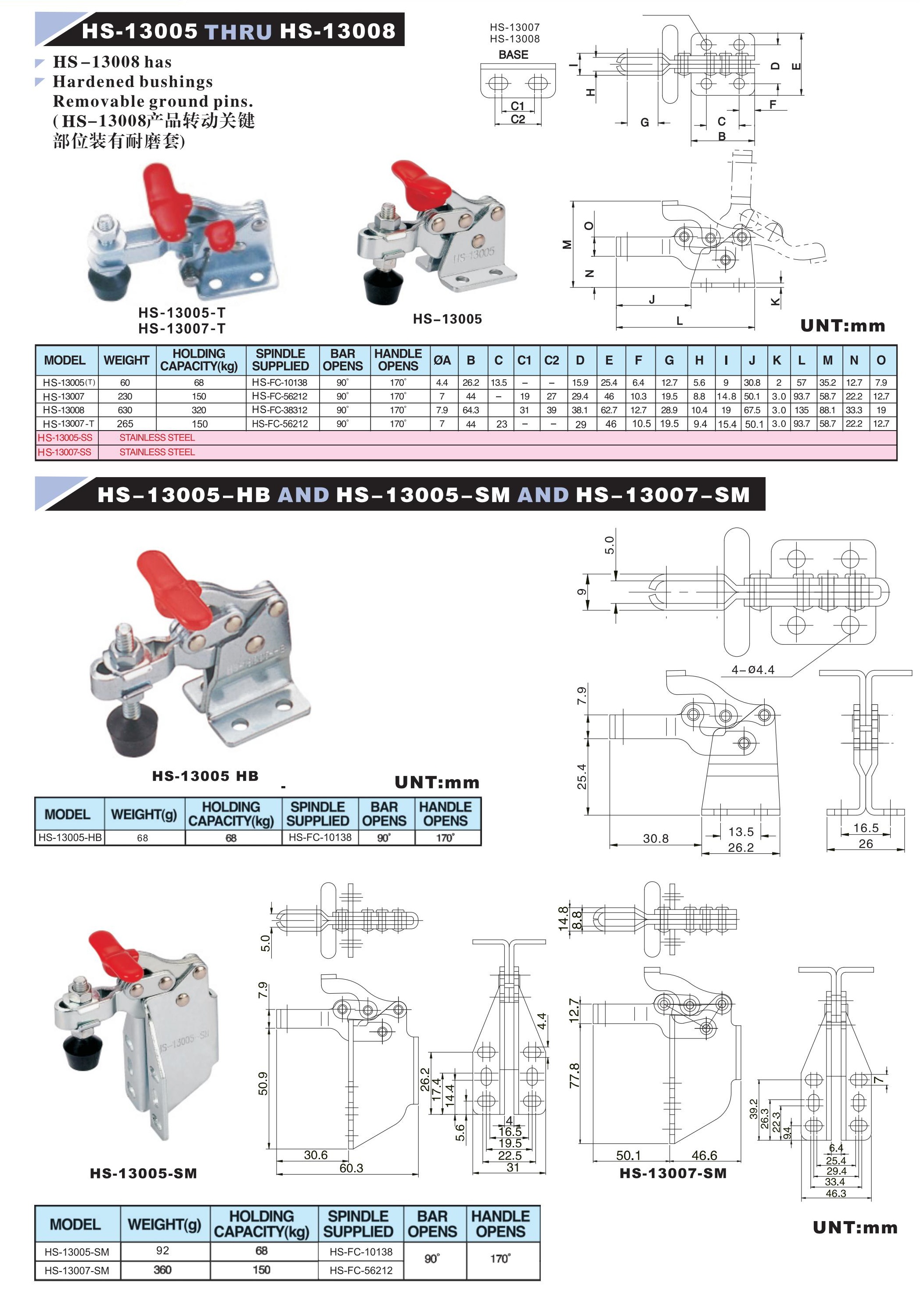 HS-13005，HS-13008