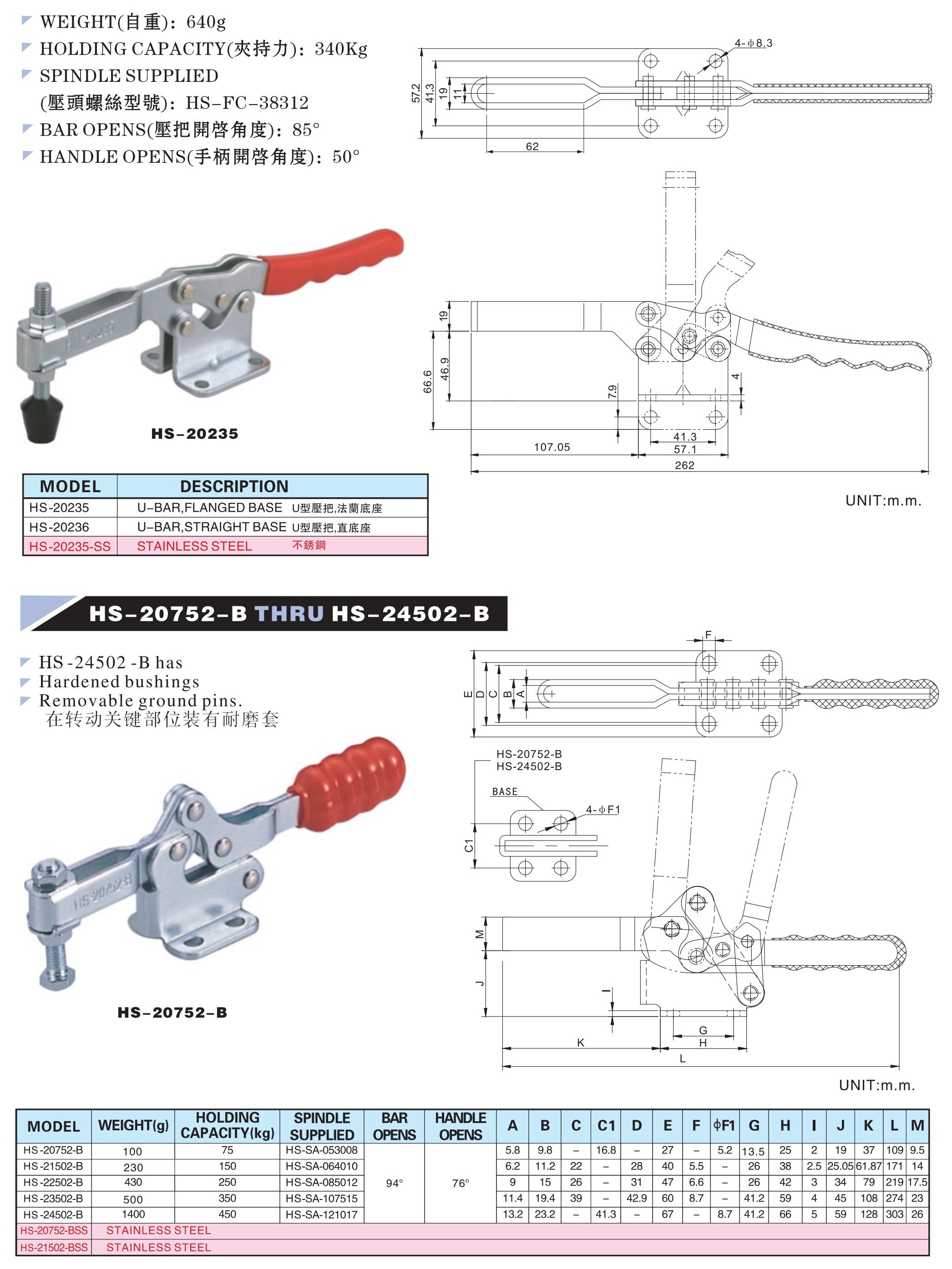 HS-20235,HS-20752-B